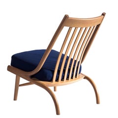 Stem Lounge, Midcentury Inspired Custom Made in White Oak by Lutz Furniture Stem Lounge, Midcentury Inspired Custom Made in White Oak by Lutz Furniture