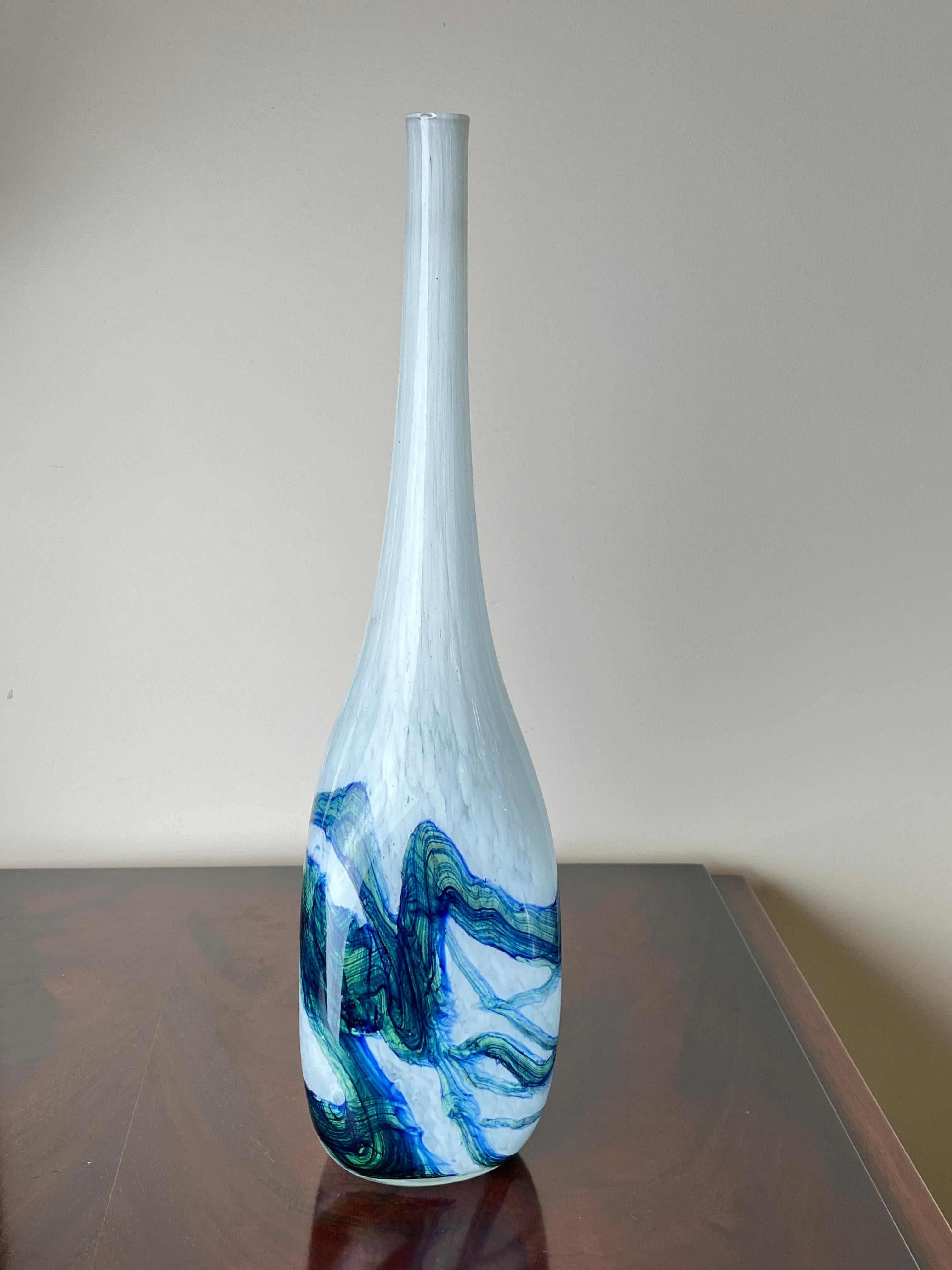 Other Stem Vase in Polychrome Murano Glass, Italy, 1960s For Sale