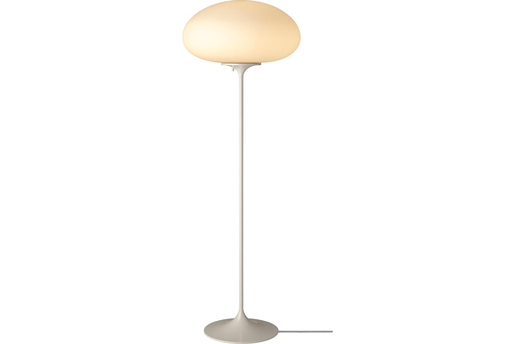 Stemlite Floor Lamp, H110, Frosted Glass, Pebble Grey For Sale 1