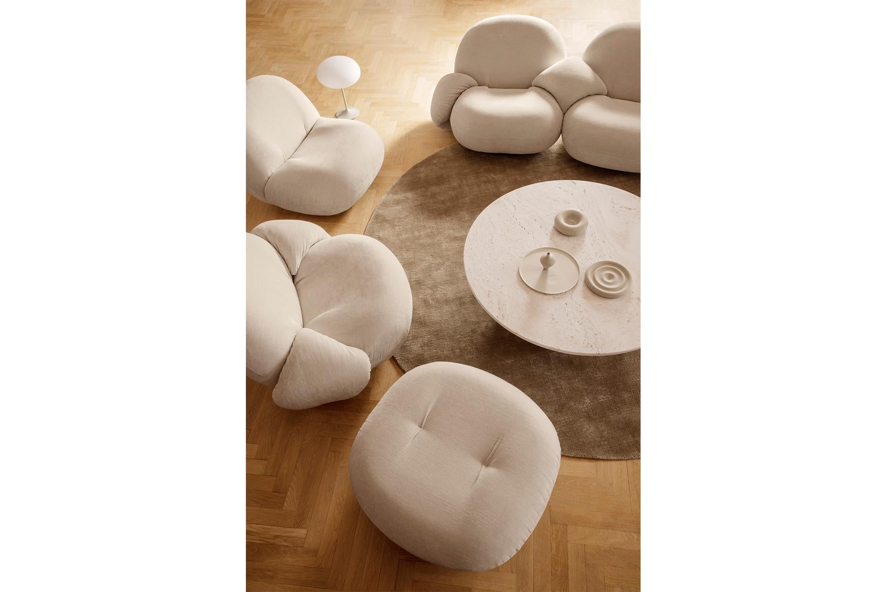 Lampada da terra Stemlite, H150, Vetro smerigliato, Grigio ghiaia in vendita 4