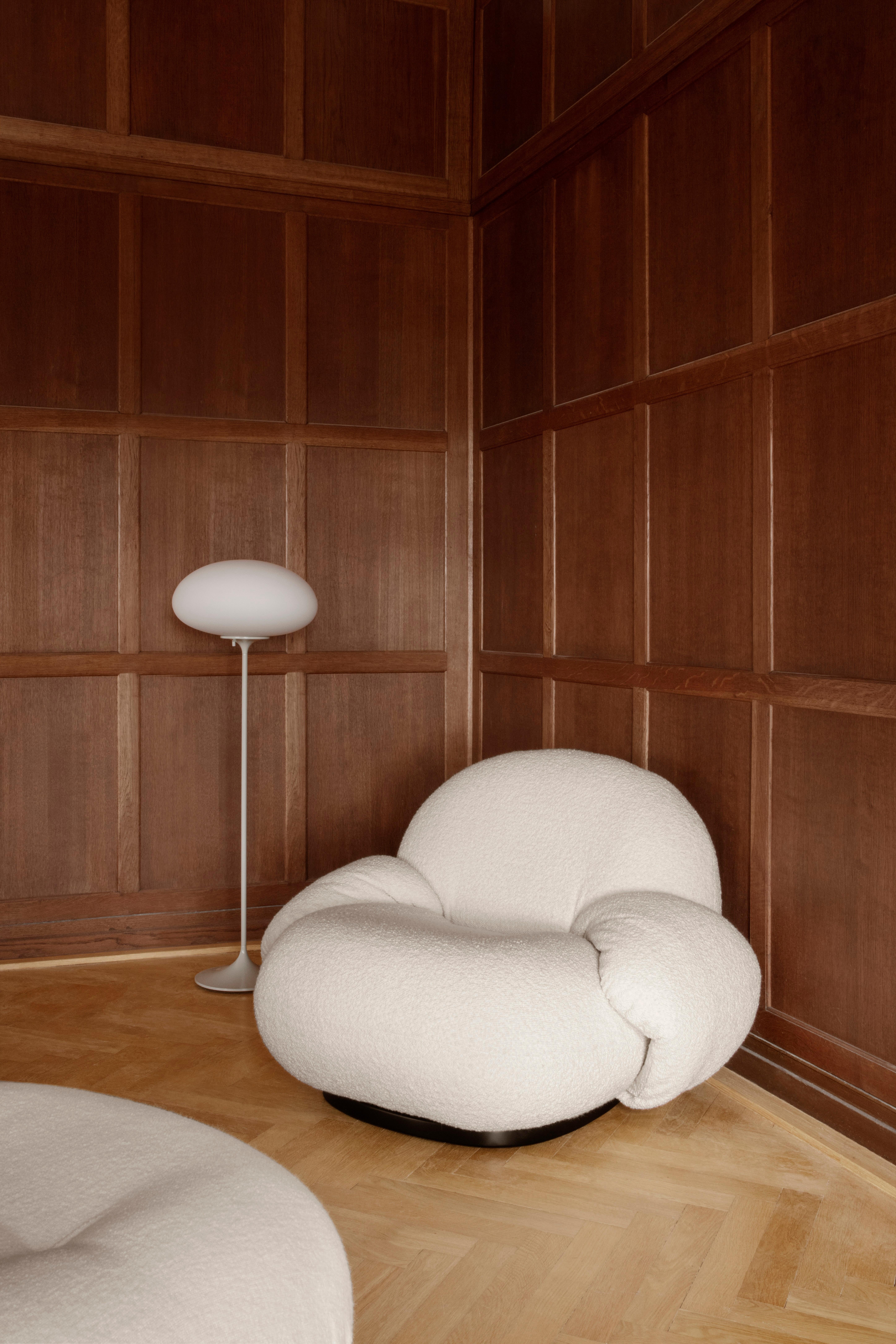 Danish 'Stemlite' Floor Lamp in Pebble Grey by Bill Curry for GUBI For Sale