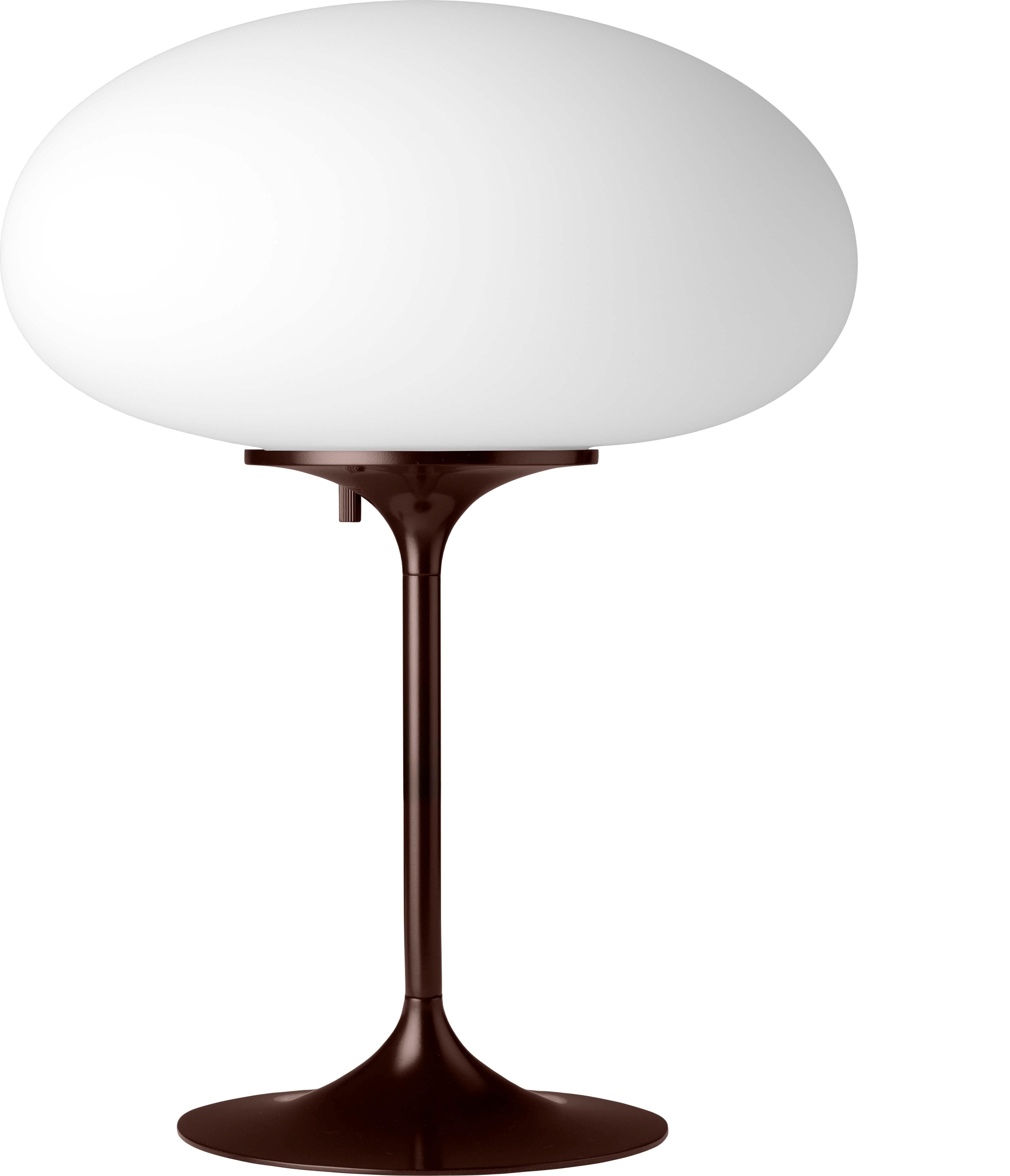 Aluminum Stemlite Table Lamp by Bill Curry for GUBI in Black Red For Sale