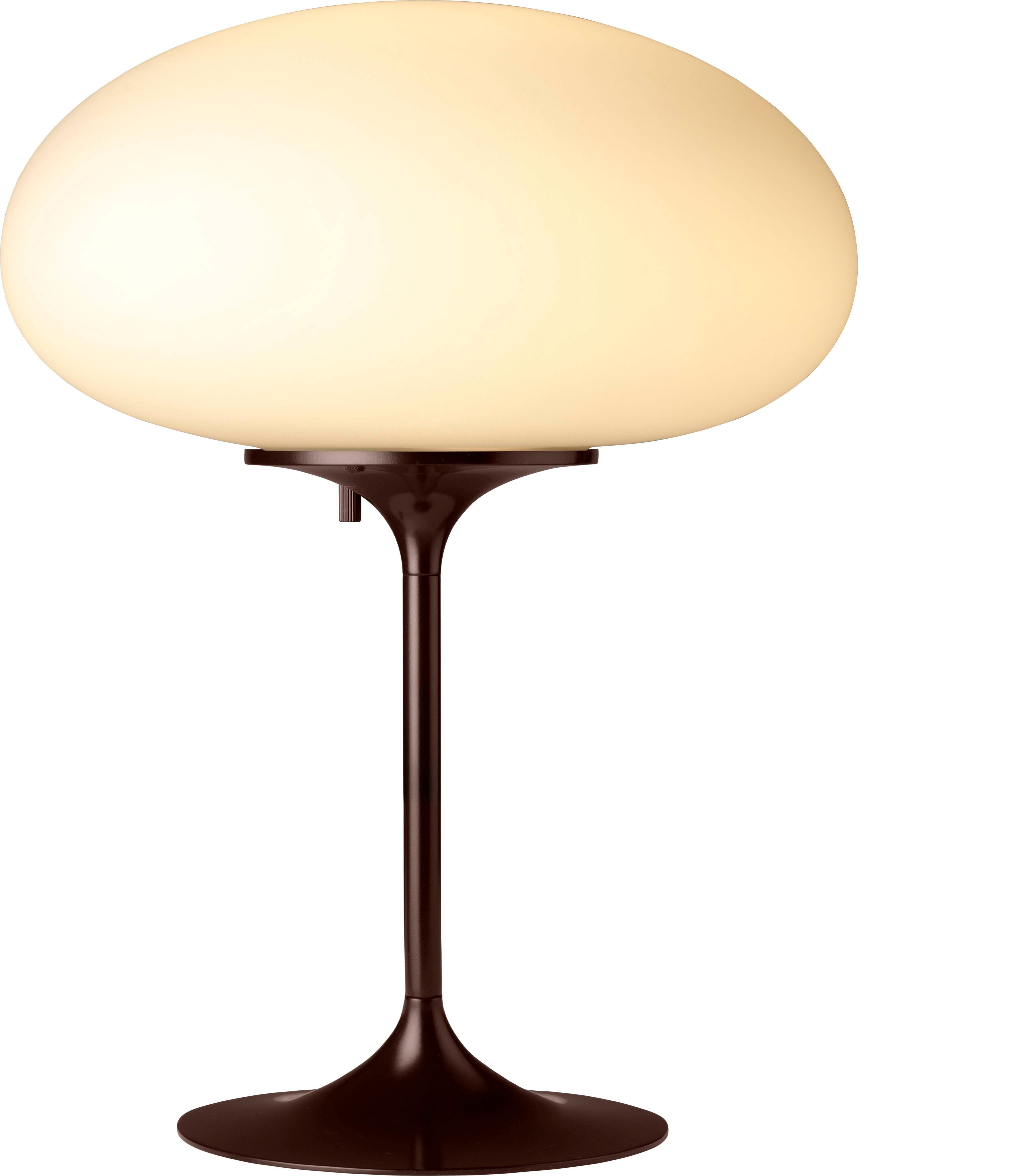 Contemporary Stemlite Table Lamp by Bill Curry for GUBI in Black Red For Sale