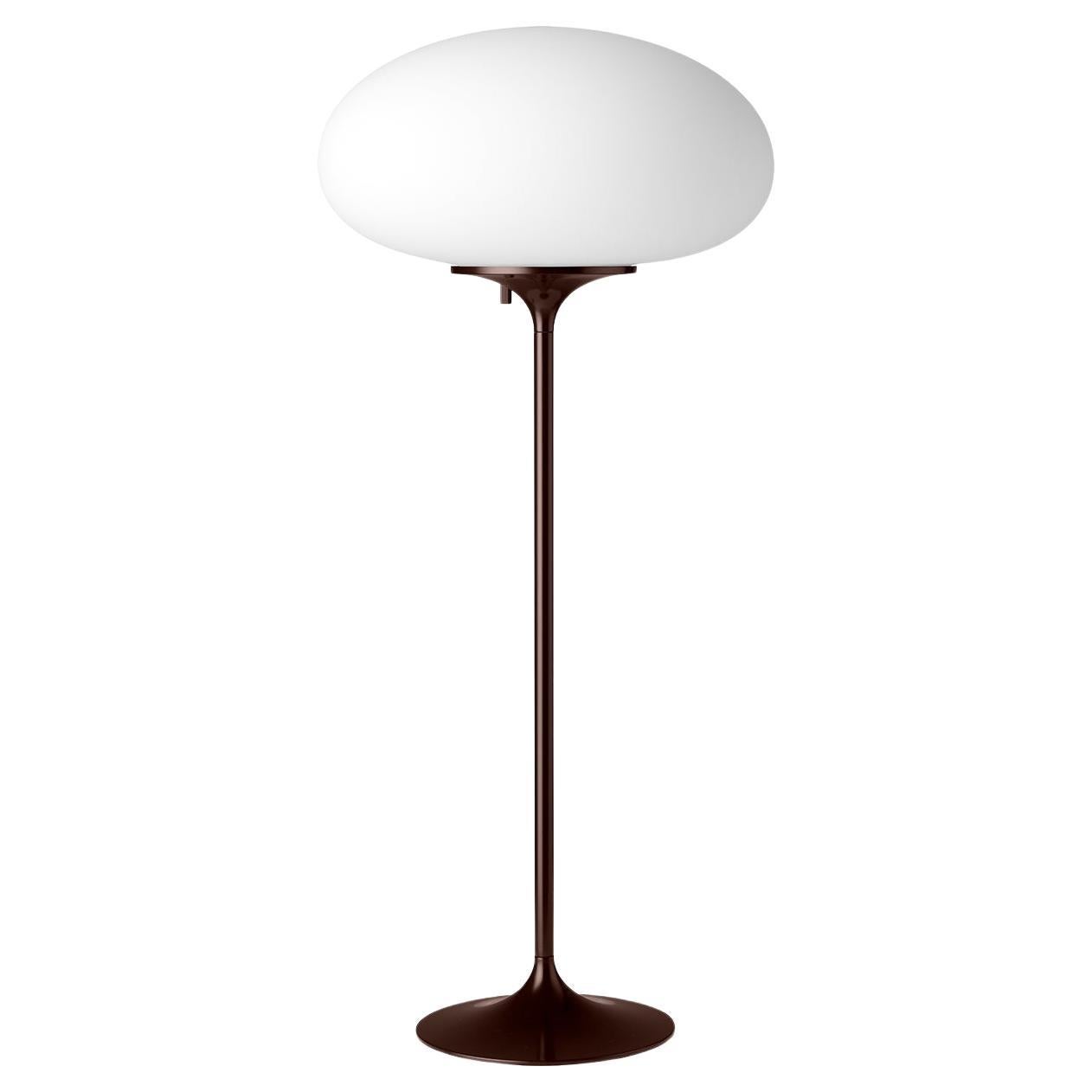 Stemlite Table Lamp, H70, Frosted Glass, Black Red For Sale