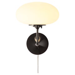 Stemlite Wall Lamp by Bill Curry for GUBI in Black Chrome