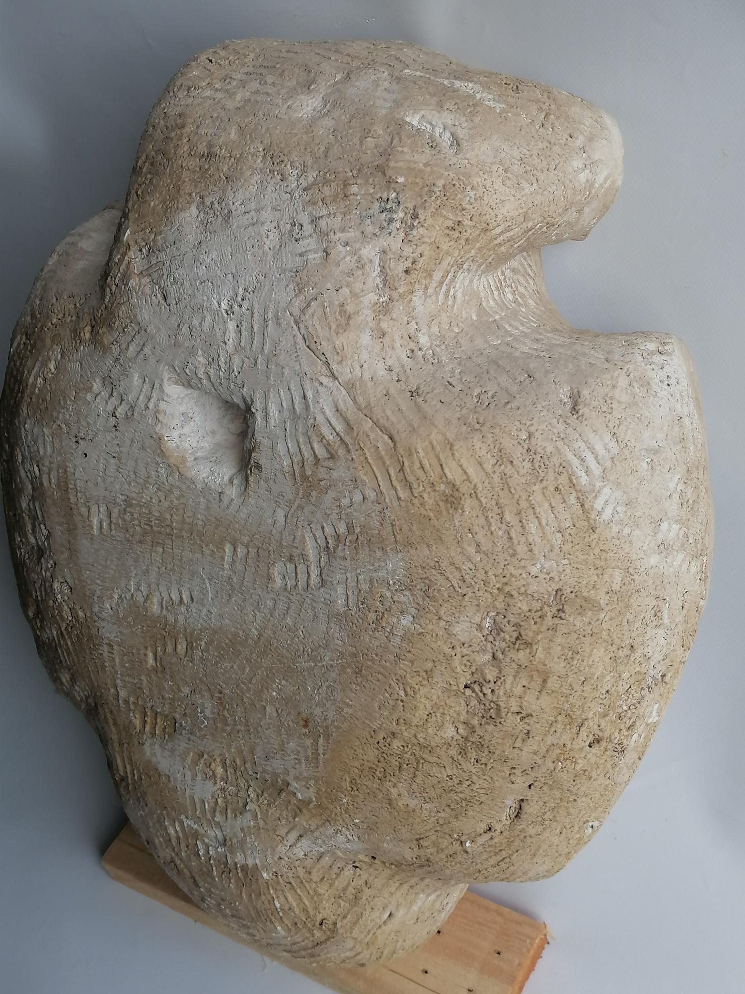 Italian Stemma araldico scolpito su travertino romano -made in Italy in vendita