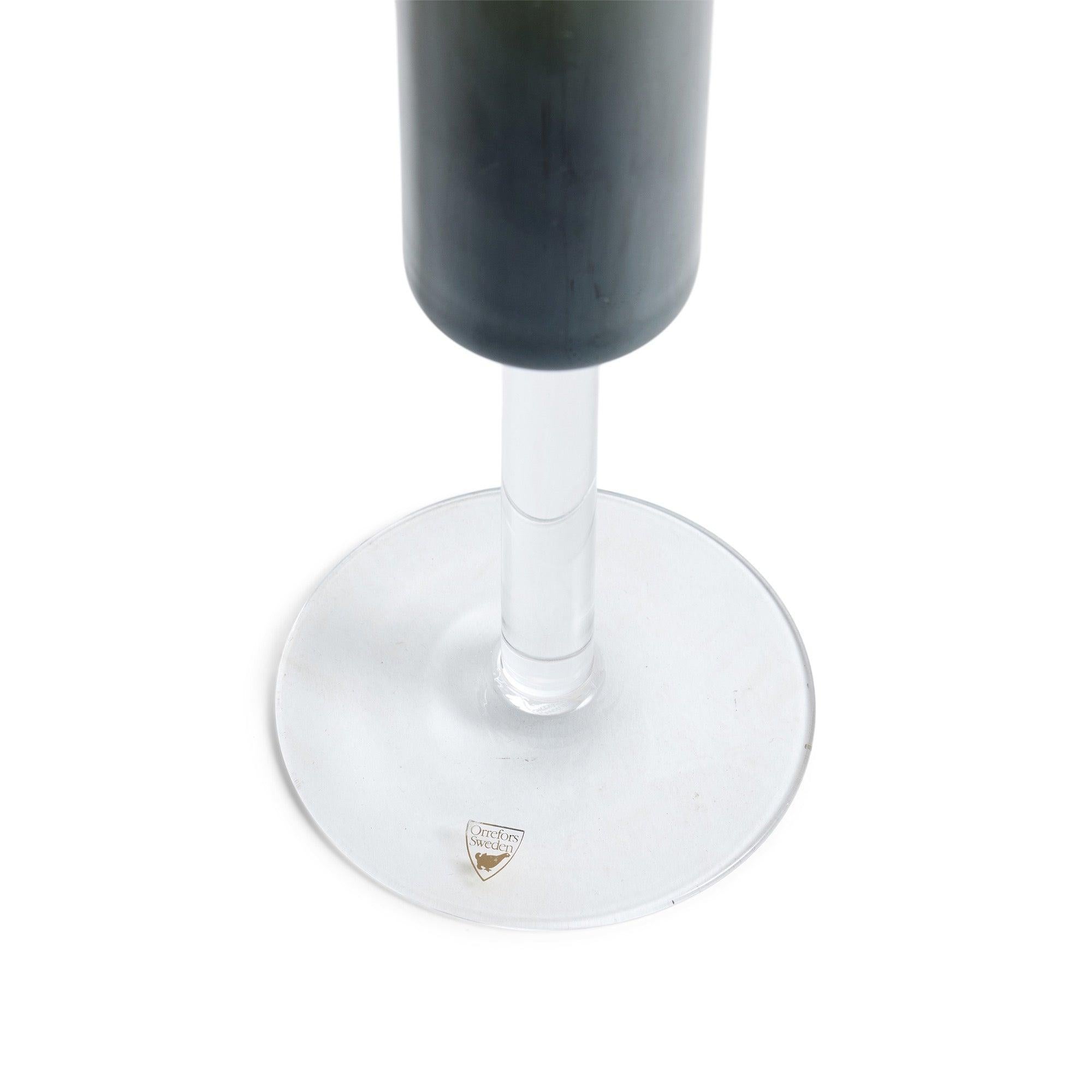 Svedese Vaso a stelo per Orrefors in vendita