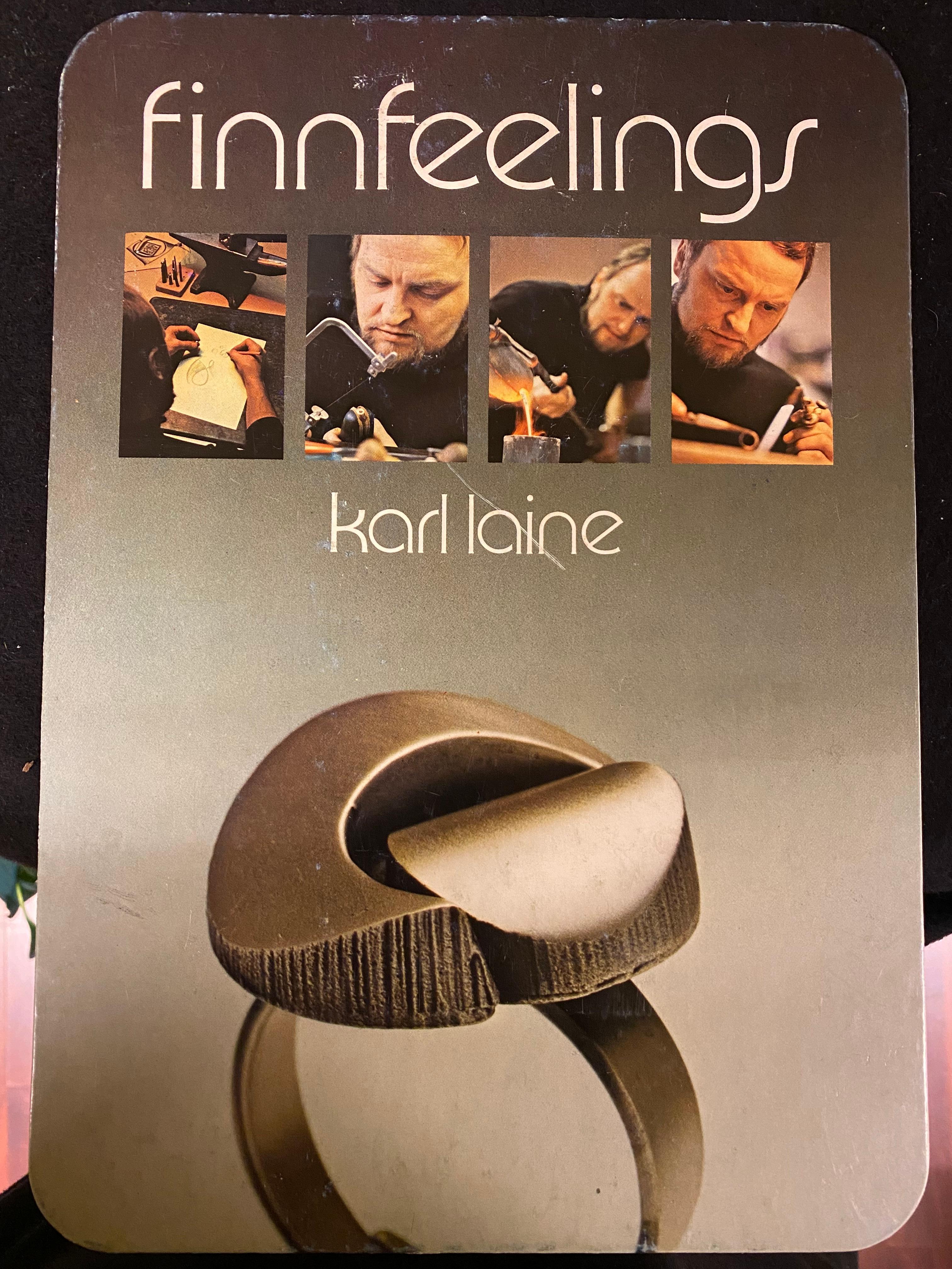 Sten und Laine: Sterlingsilber-Halskette im großen Brutalismus-Stil der finnischen Moderne, 1975 im Angebot 3