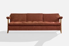 Sten Blomberg, Divano, olmo, tessuto, Svezia, anni '40