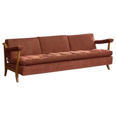 Sten Blomberg, Divano, olmo, tessuto, Svezia, anni '40