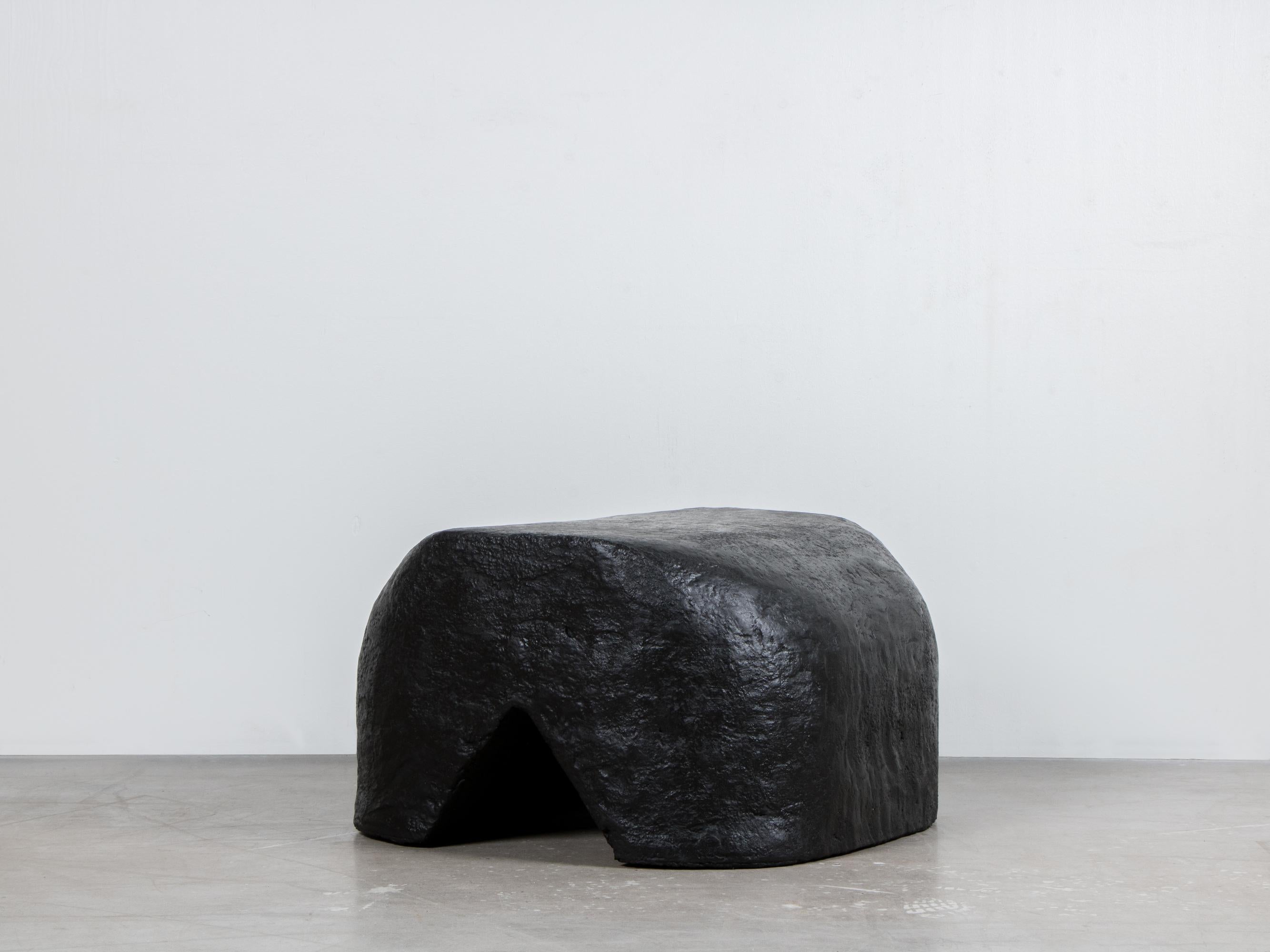 Sten side table/stool by Lucas Morten
2020
Limited Edition of 15
Dimensions: D 80, W 80, H 45 cm
Material: Waxed concrete

A solid stone that grows elegantly from the ground and shapes an undefined sense to the context. Sten stool does not