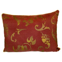Cuscino in lino Nomi Textiles con stencil