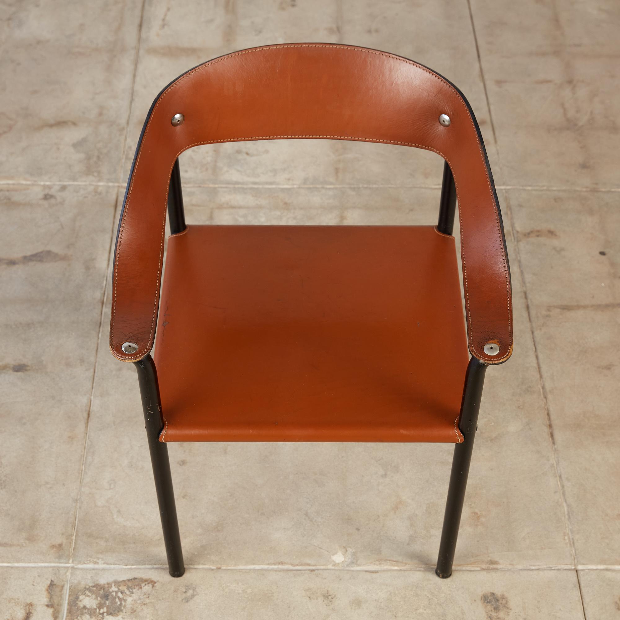 Stendig Leather Sling Lounge Armchair 1