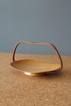 Steneby, Organic Serving Tray / Bowl, Oak, Teak, Sweden, 1950s