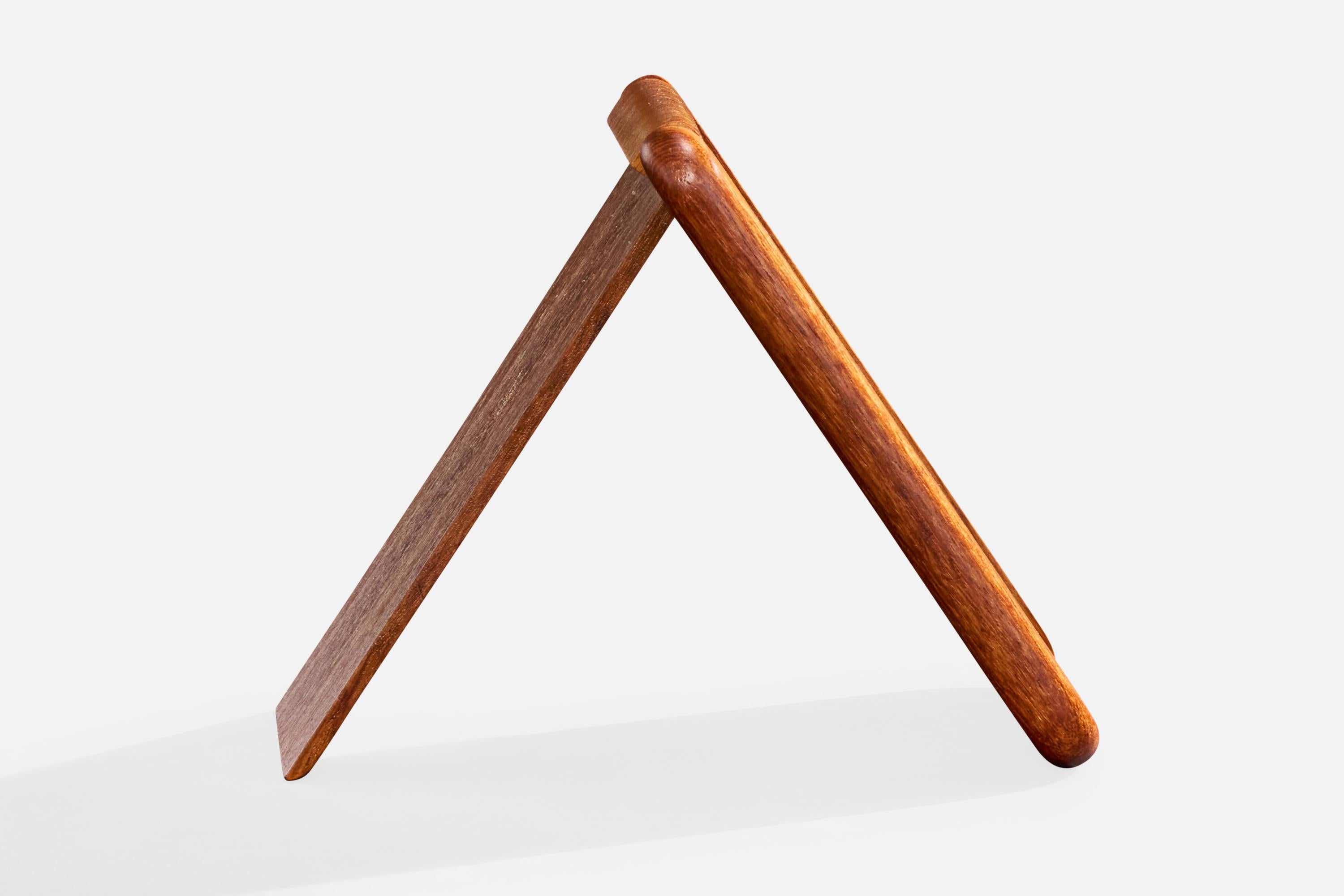 Steneby, miroir de table, Wood, Suède, années 1950 Bon état - En vente à High Point, NC