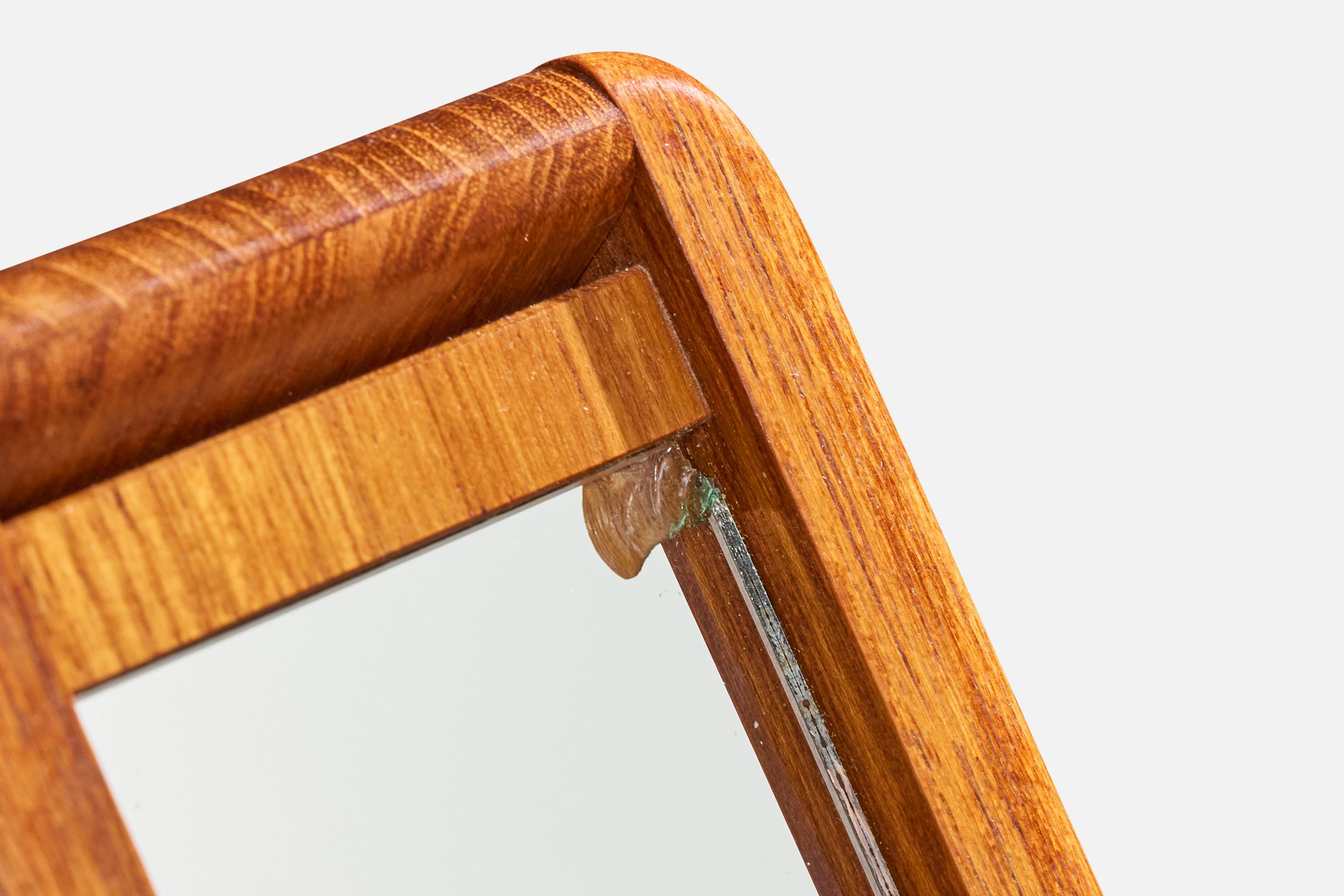 Milieu du XXe siècle Steneby, miroir de table, Wood, Suède, années 1950 en vente