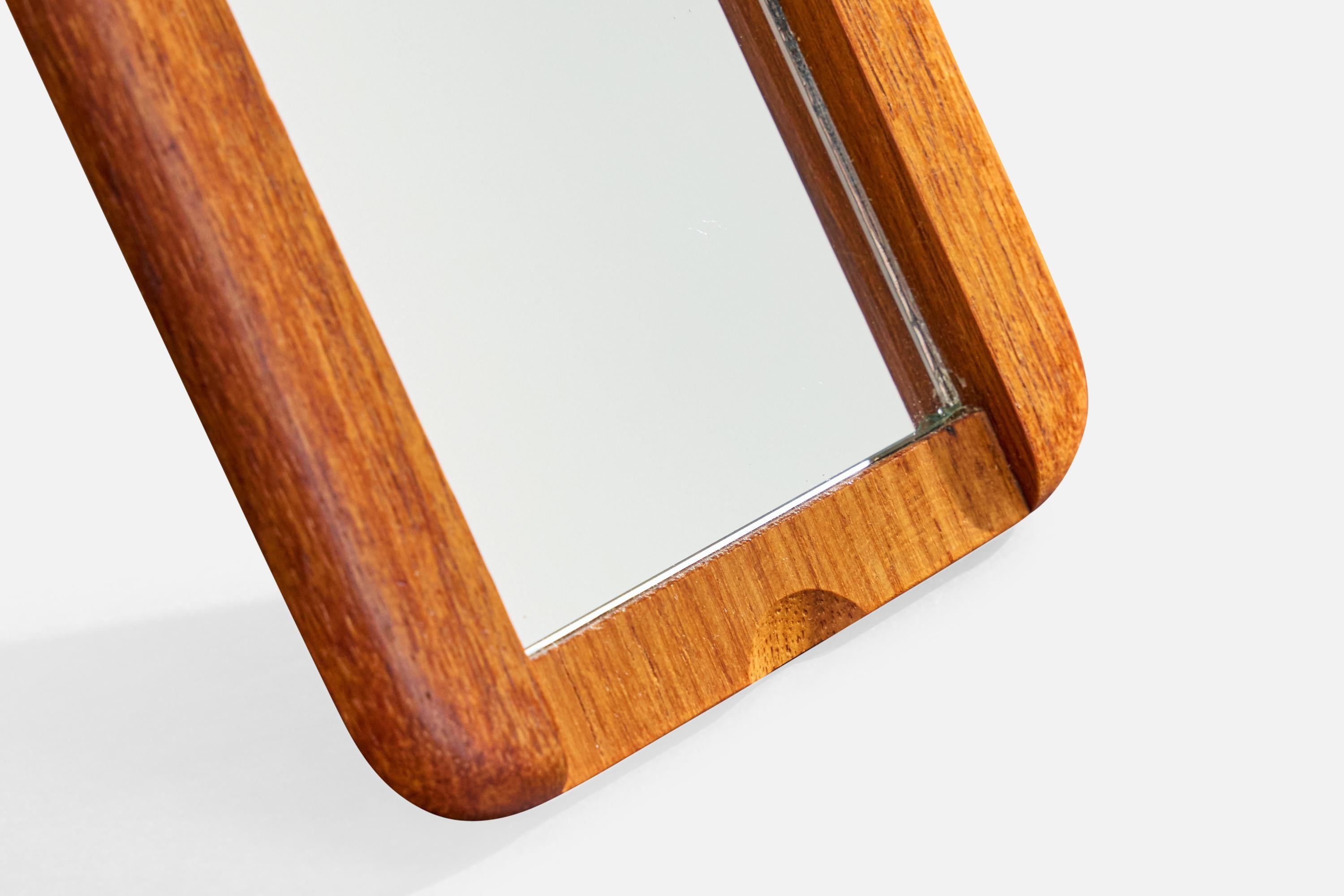 Bois Steneby, miroir de table, Wood, Suède, années 1950 en vente