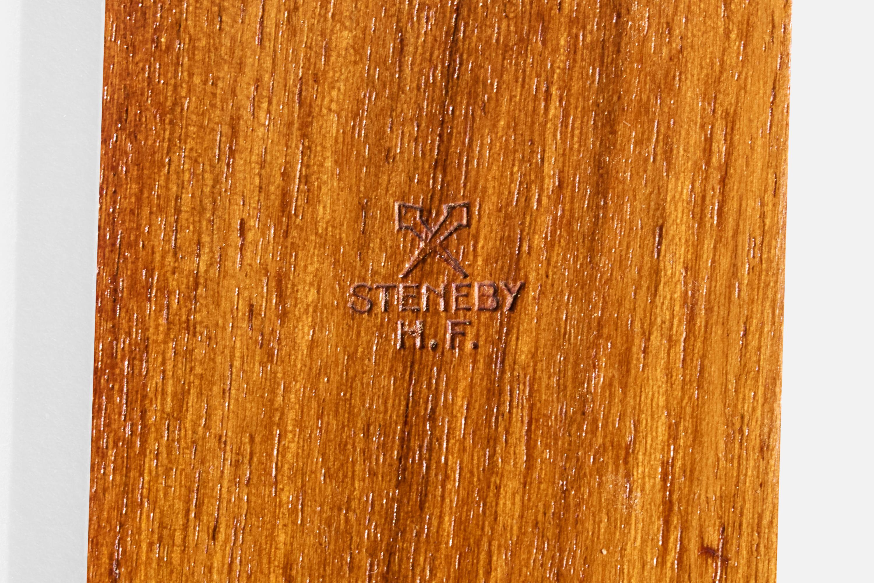 Steneby, miroir de table, Wood, Suède, années 1950 en vente 2