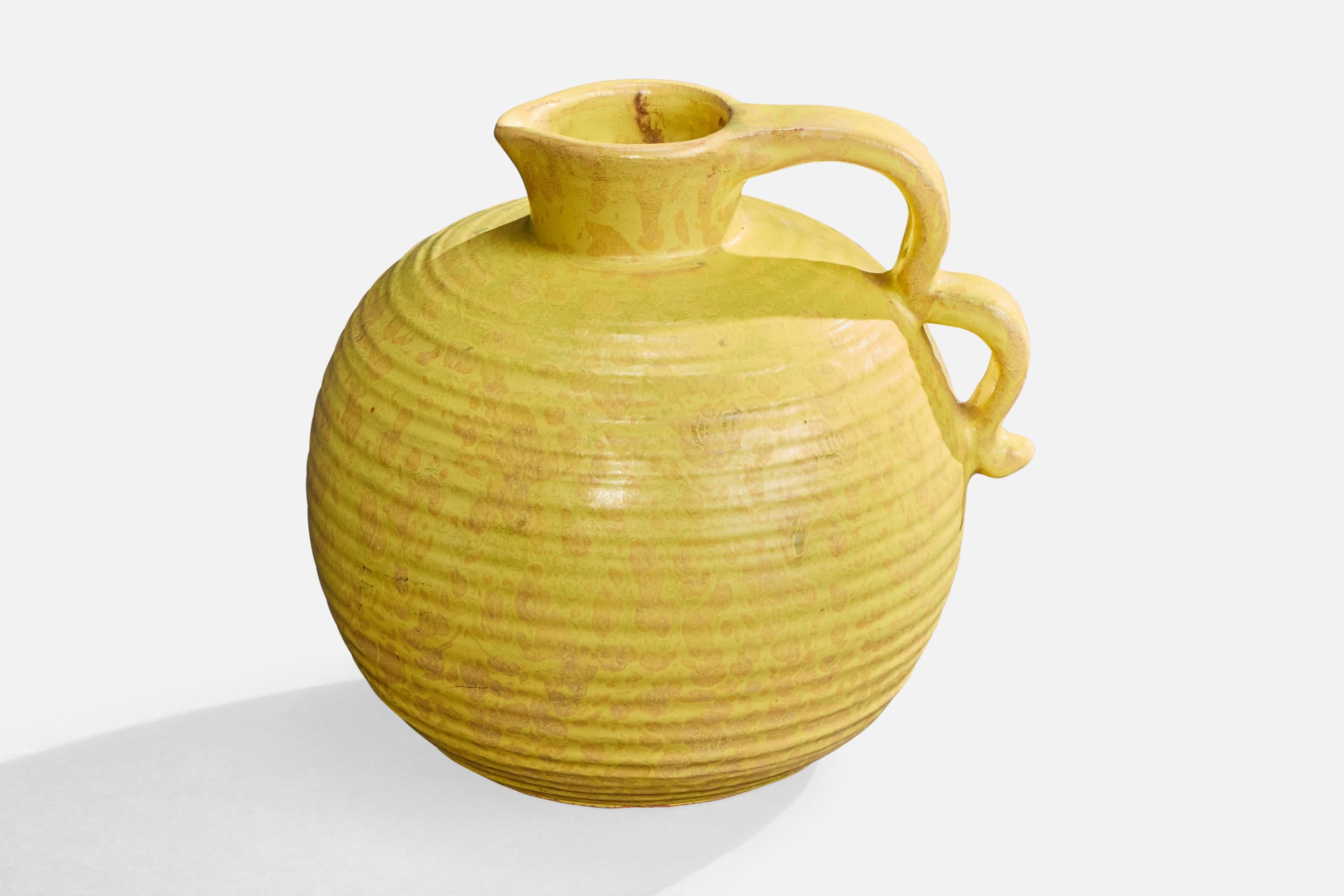 Scandinavo moderno Steninge Keramik, Brocca, Ceramica, Svezia, anni '30 in vendita