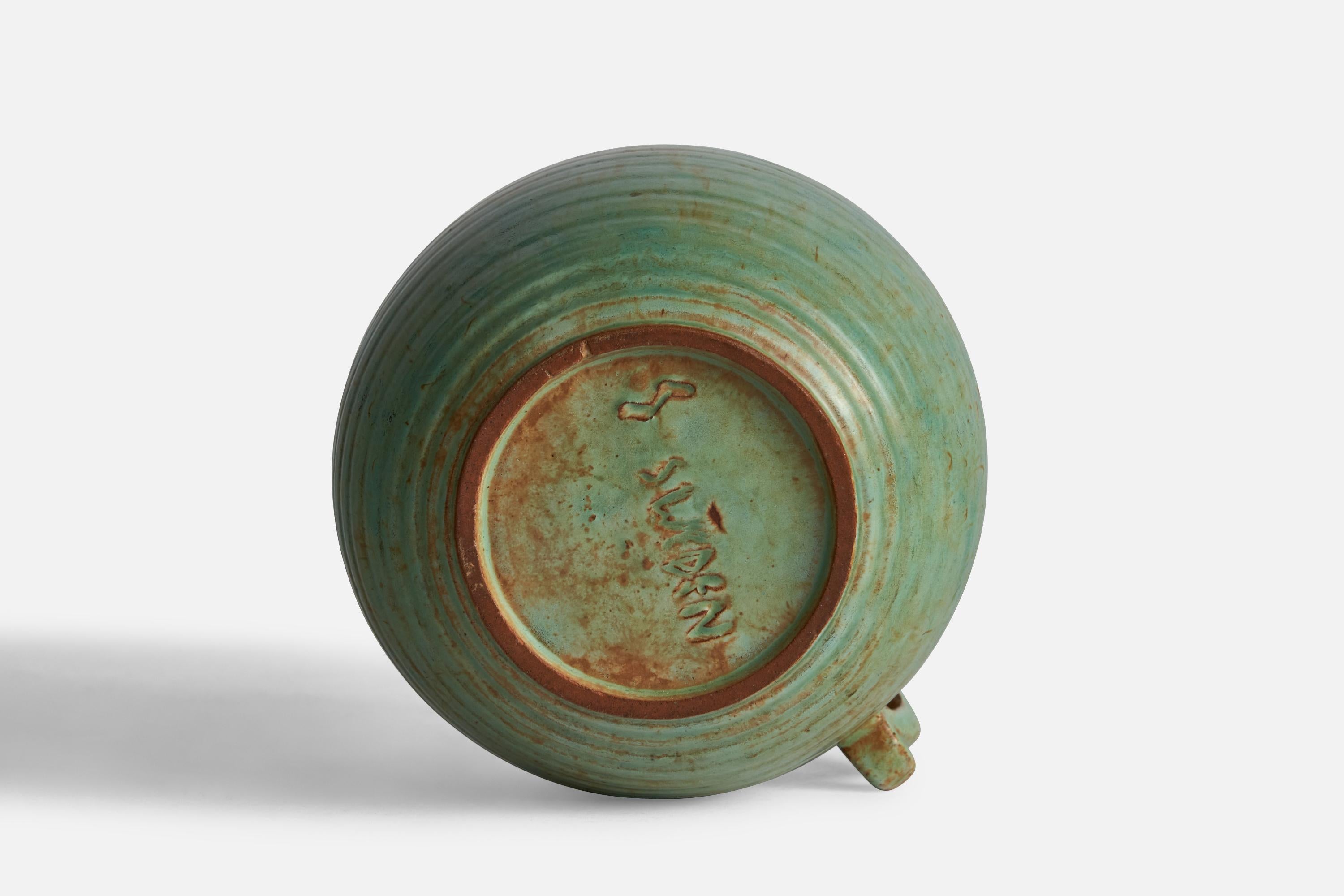 Mid-20th Century Steninge Keramik, Pitcher, Ceramic, Sweden, 1930s For Sale