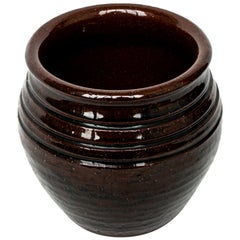 Pot en céramique émaillée "Steninge Lergods" Suède Milieu du siècle