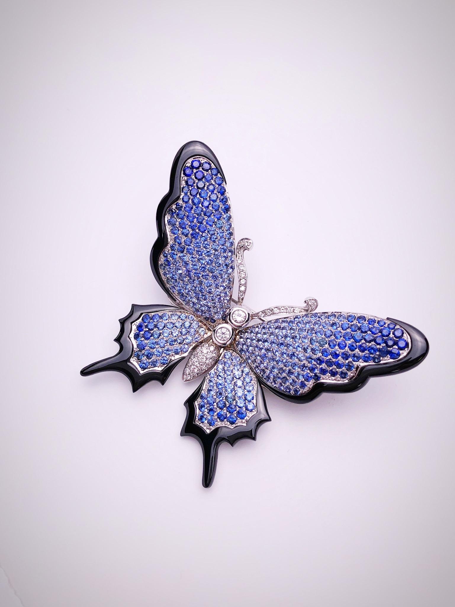 blue diamond butterfly wallpaper