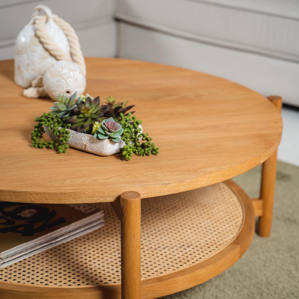 Turkish Step Coffee Table R108- Solid Oak Wood For Sale
