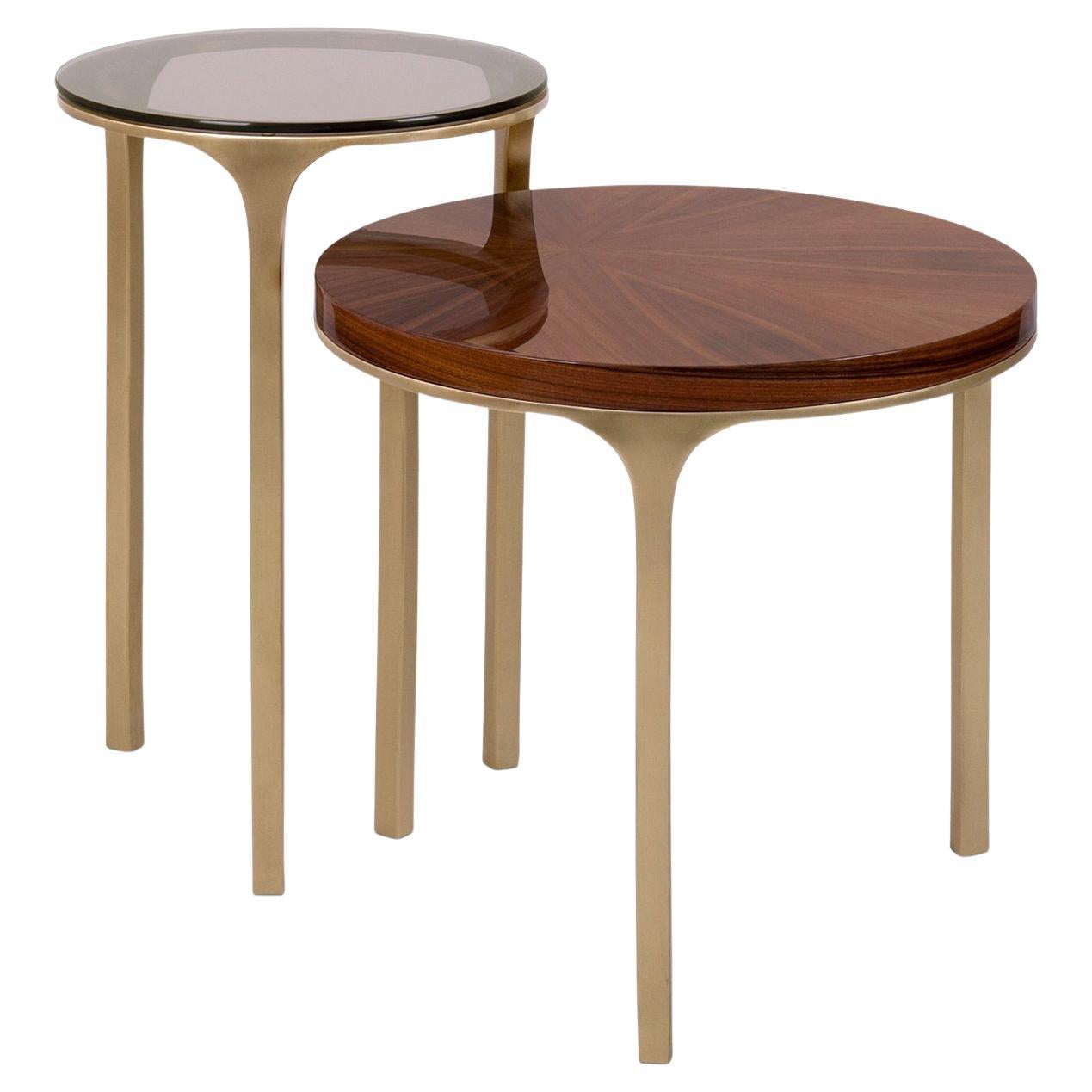 Step Set of 2 Side Table For Sale