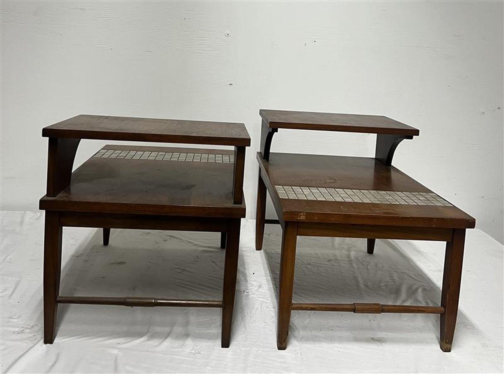 Ceramic Step up Tables by Lane For Sale