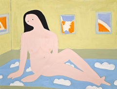 clouds, 100 x 80 cm, acrylic on canvas