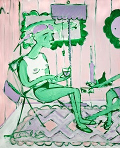 "Green", 110 x 90 cm, acrylic on canvas