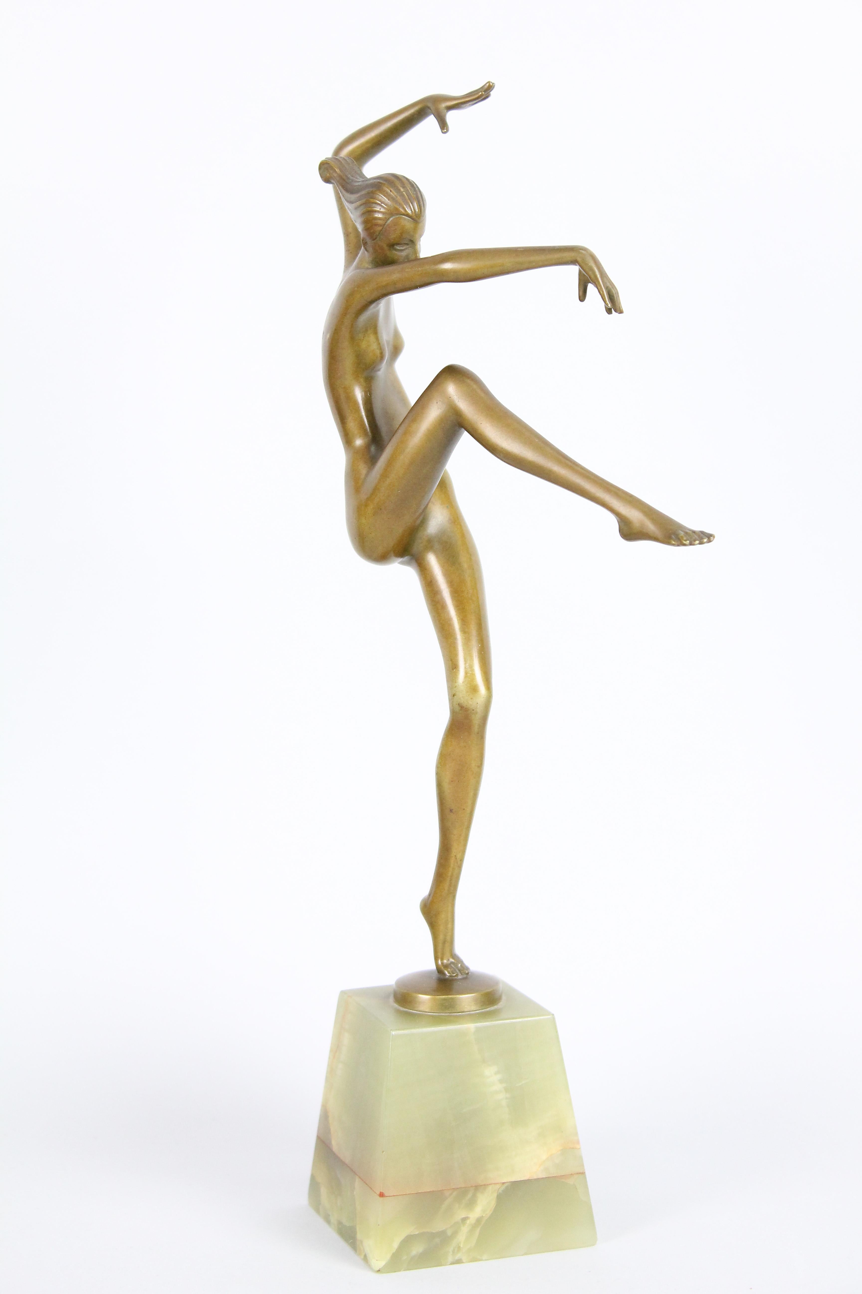 Stephan Dakon Art Deco Bronze Sculpture, 1920s-1930s. 3