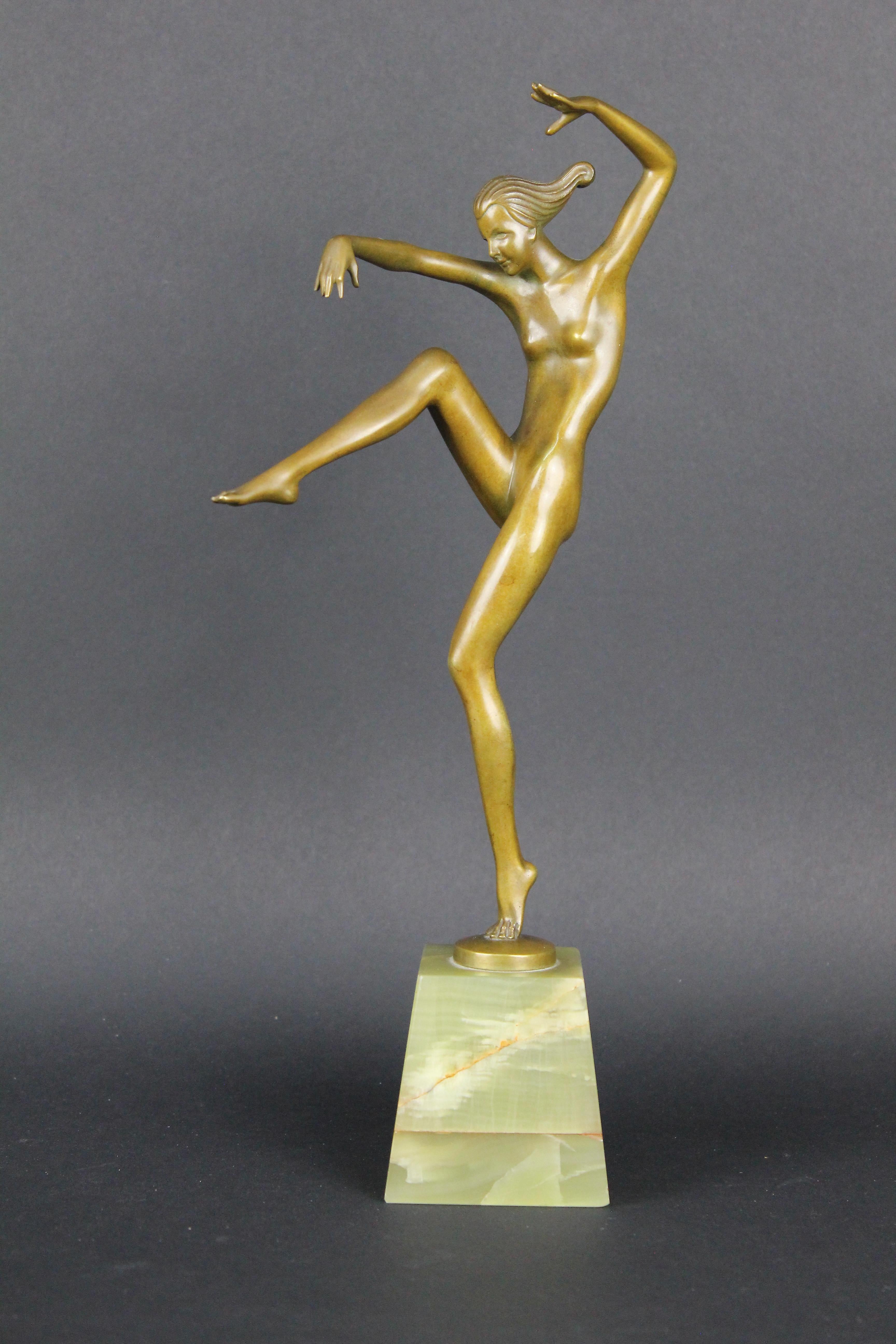 Stephan Dakon Art Deco Bronze Sculpture, 1920s-1930s. 5