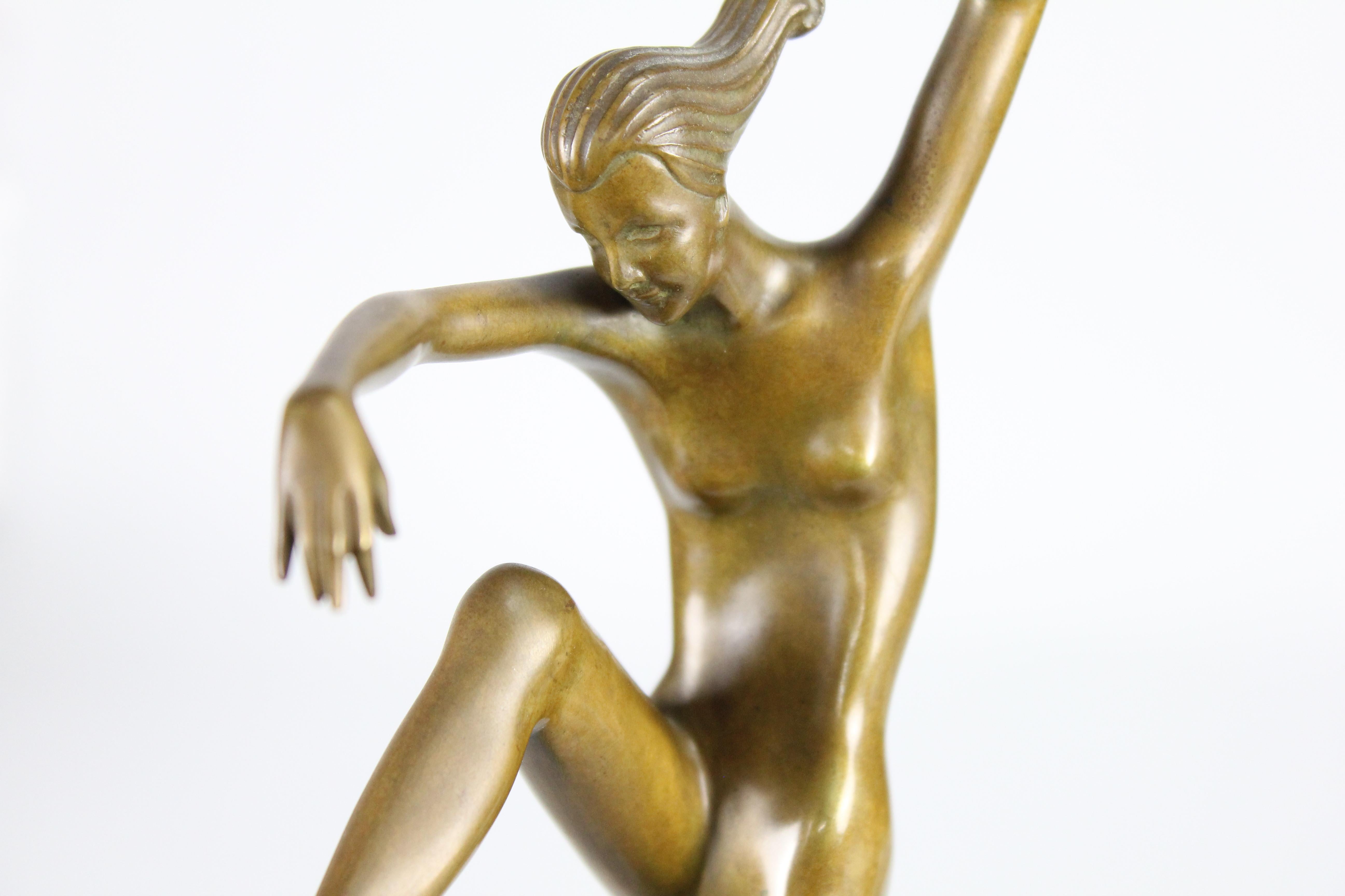 Stephan Dakon Art Deco Bronze Sculpture, 1920s-1930s. 6