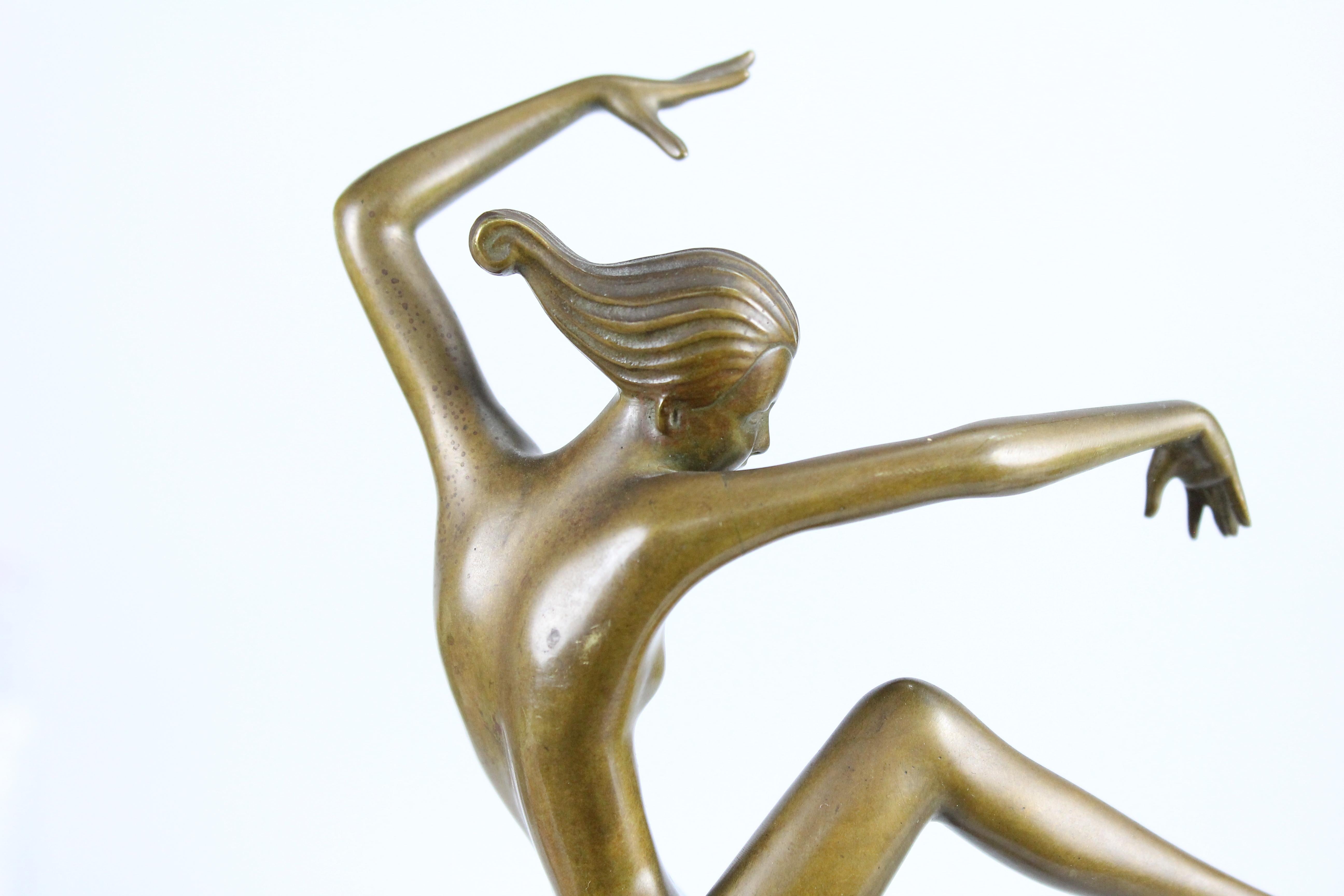 Stephan Dakon Art Deco Bronze Sculpture, 1920s-1930s. 8