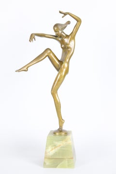 Stephan Dakon Art Deco Bronze Sculpture, 1920s-1930s.