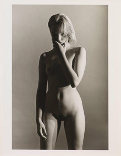 Nude von Lupino, New York 1984. Schwarz-Weiß-Mode-Mode-Modern-Fotografie