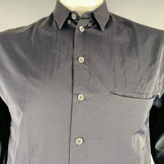 STEPHAN SCHNEIDER Taille L Chemise à manches longues à une poche en nylon noir