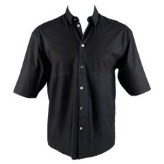 Stephan Schneider Taglia M Camicia a manica corta a blocchi di colore nero e blu navy