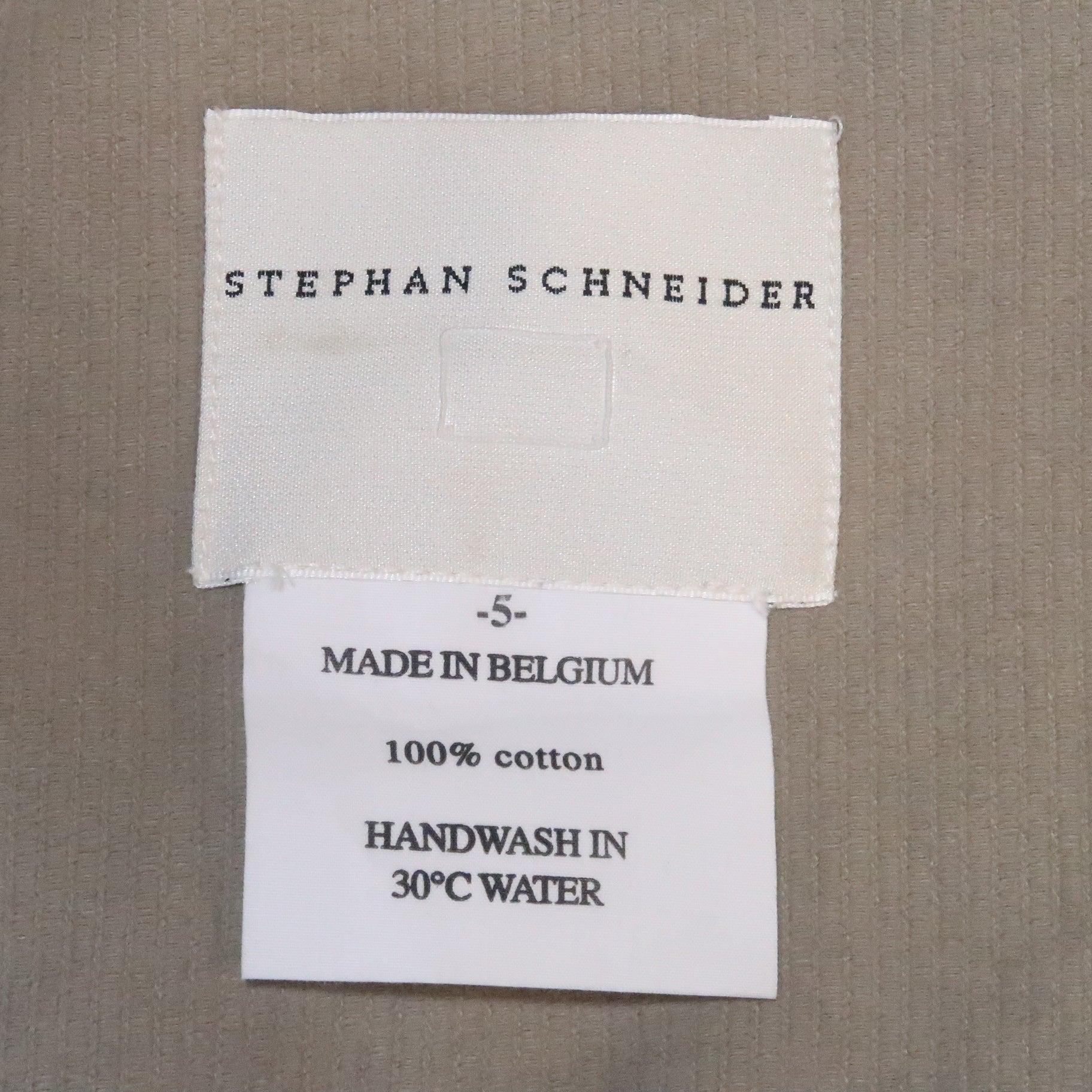 STEPHAN SCHNEIDER XL Khaki Cotton Hidden Buttons Peacoat For Sale 4
