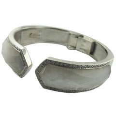 Stephan Webster Armband aus 18 Karat Weißgold, Perlmutt und Diamanten