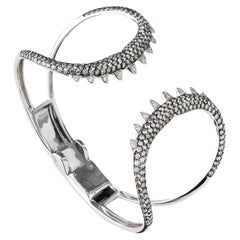 Stephan Webster, Diamond "Shark Jaws" Cuff Bracelet