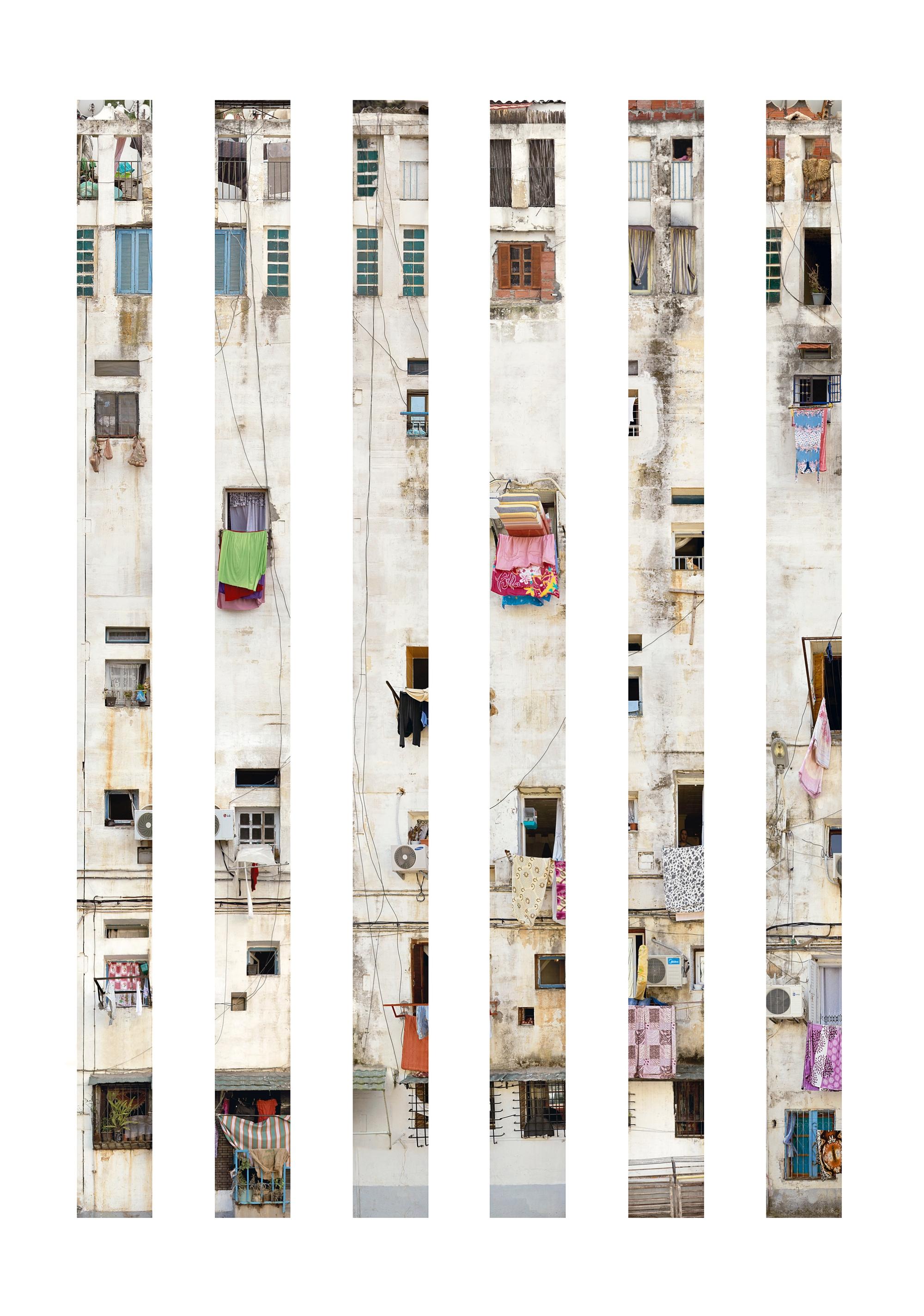 Stéphane Couturier Color Photograph – Polyptisches Stphane Couturier von Alger Climat de France, Architektur, Farbe