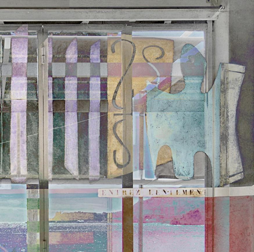 E1027/123 - VILLA Eileen Gray - Photo n°24 - Gris Color Photograph par Stéphane Couturier
