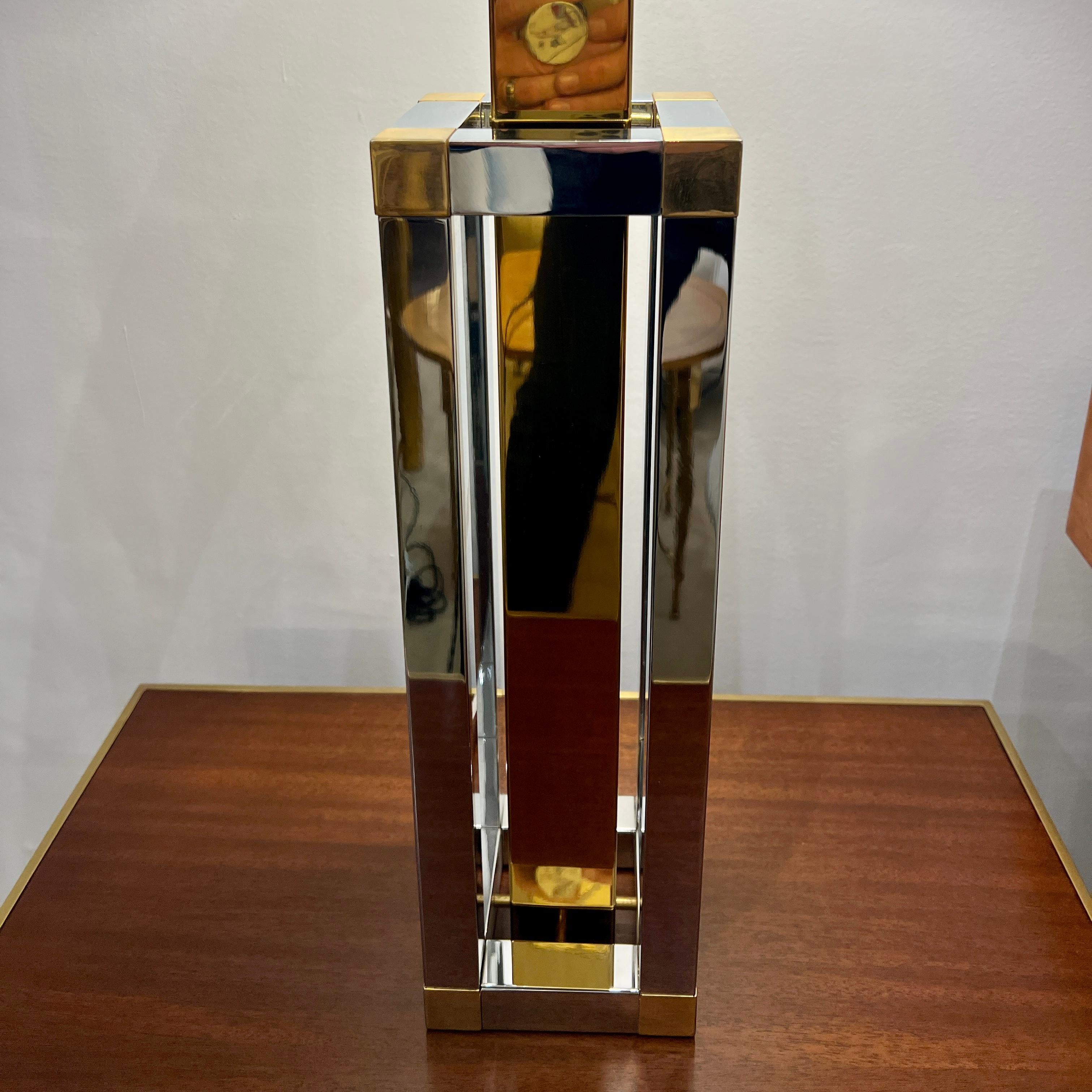 Late 20th Century Stephane Davits Modernist Table Lamp For Sale