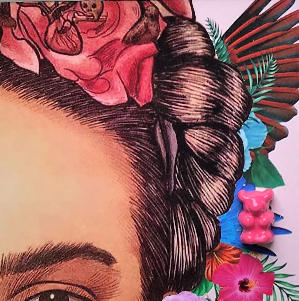 Frida - Mixed Media Art by Stephane Gautier