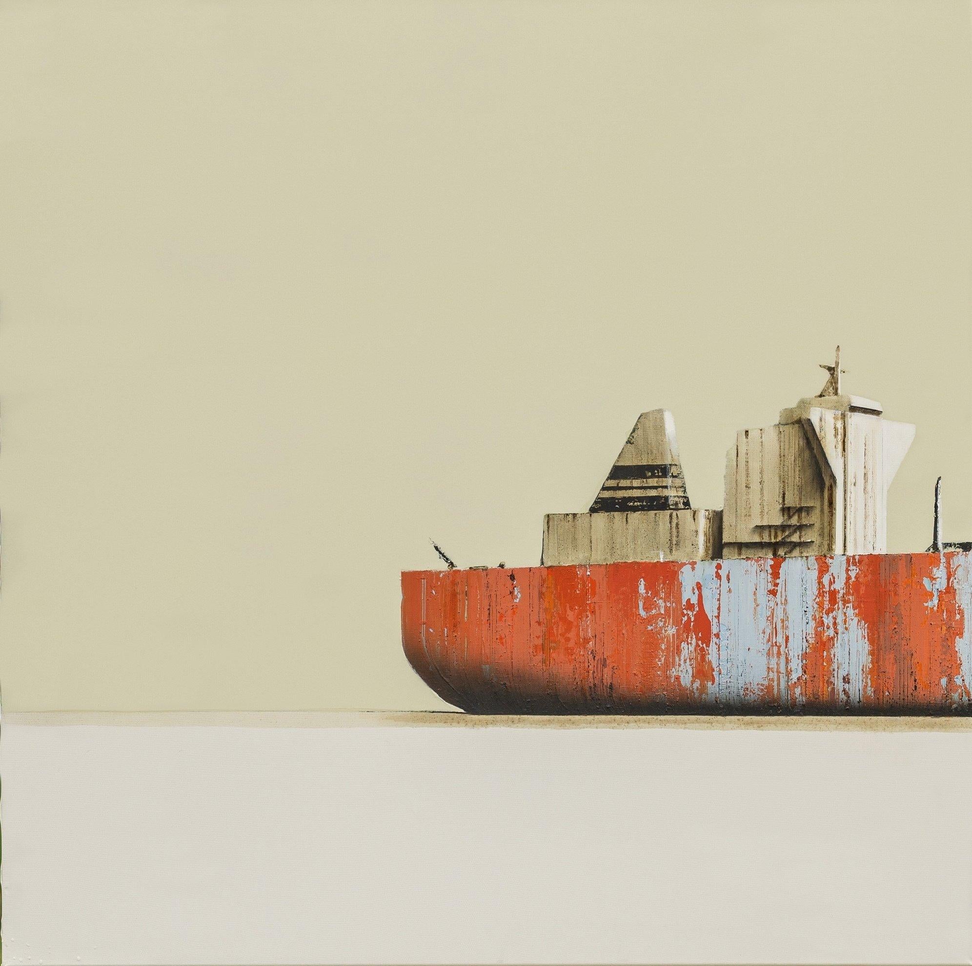 Stephane Joannes Still-Life Painting - Tanker TASS