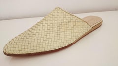 Stephane Kélian Leather Slippers with Laces