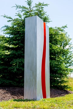 Between Us - Contemporary Metal Abstract Outdoor Sculpture