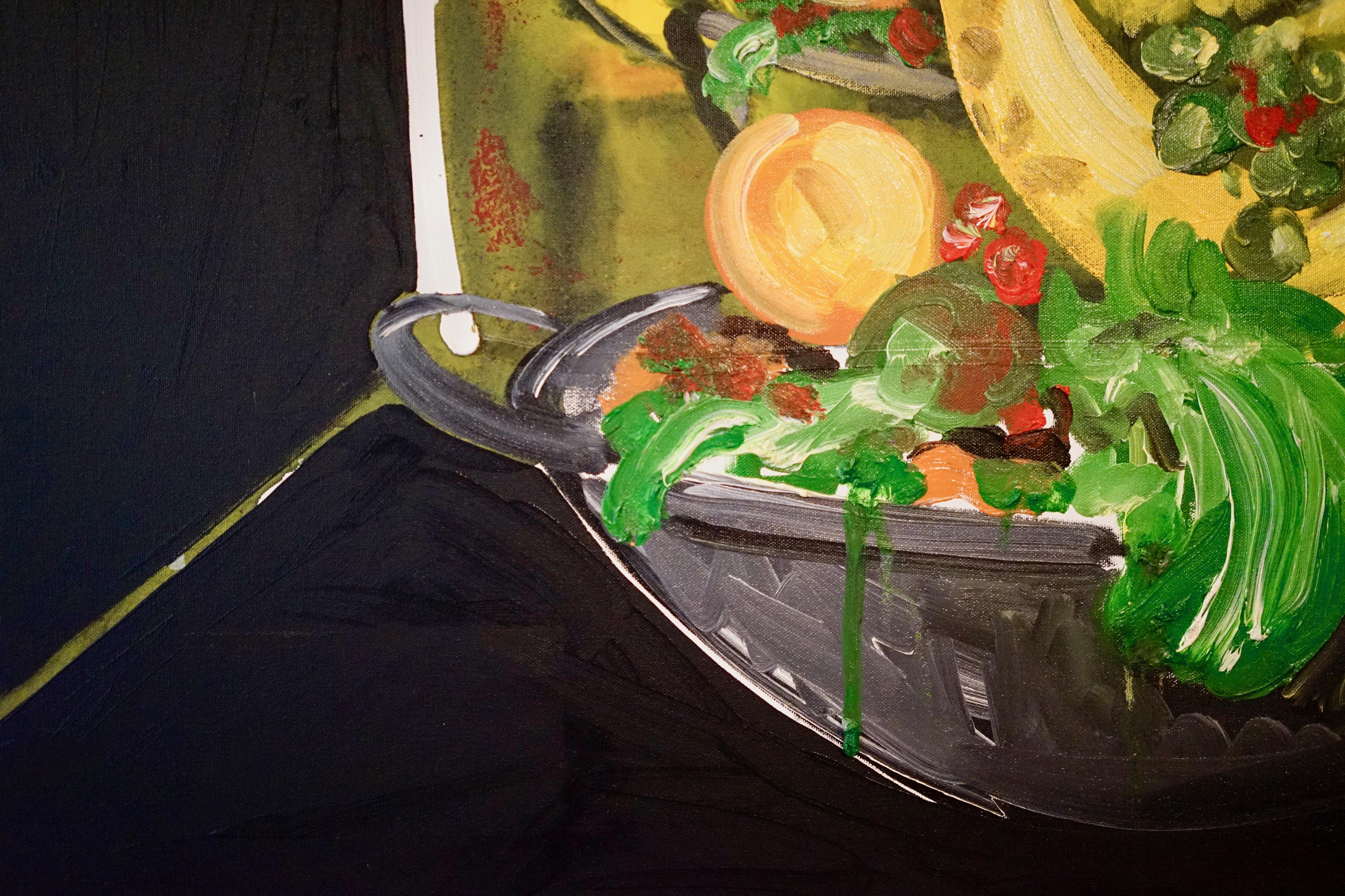 Til Still Life Do Us Part - Contemporary Painting by Stéphane Pencréac'h